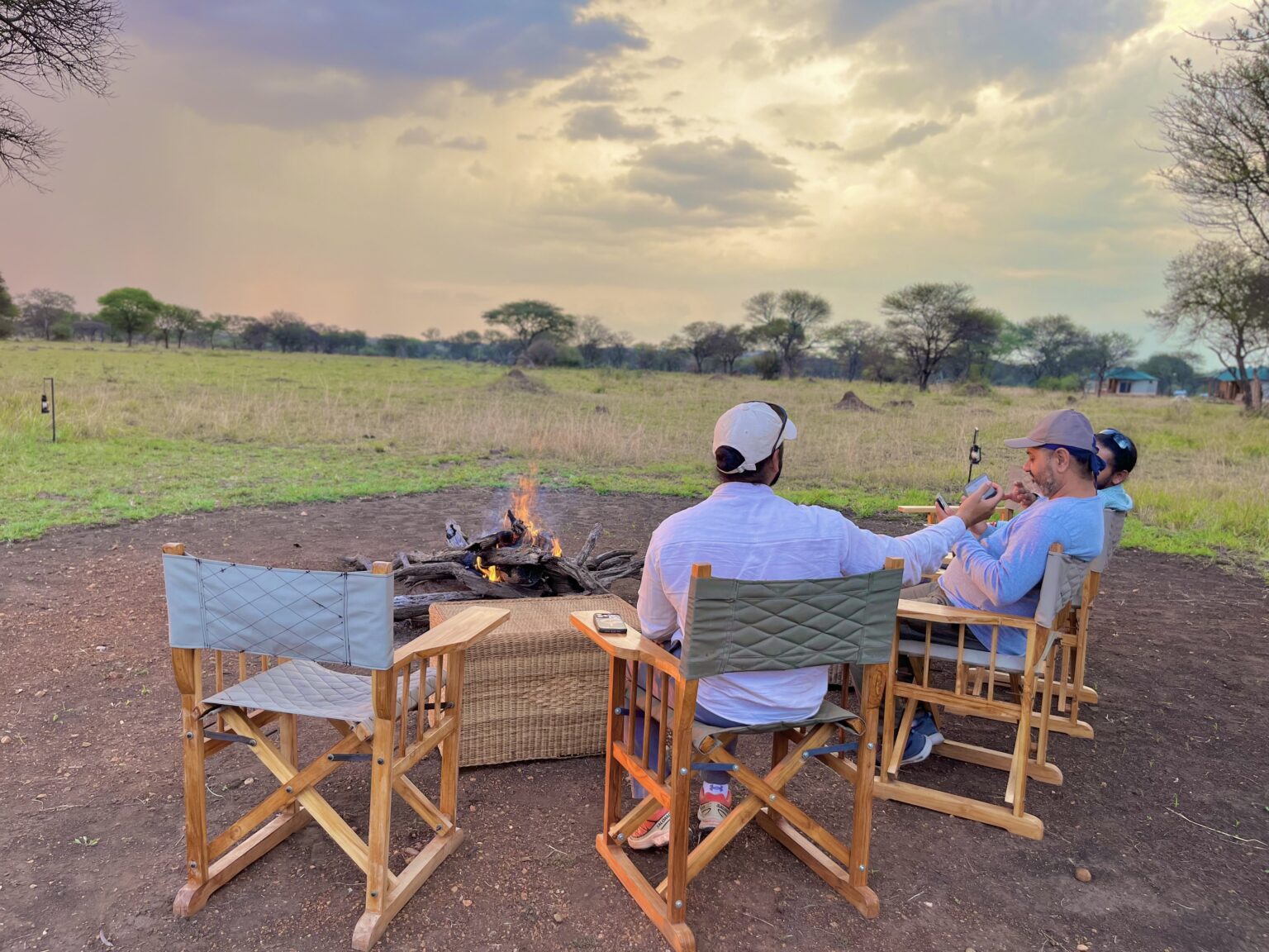 Misako Camp fire site at Ndutu plains